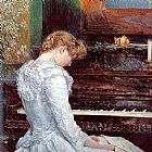 The Sonata by childe hassam